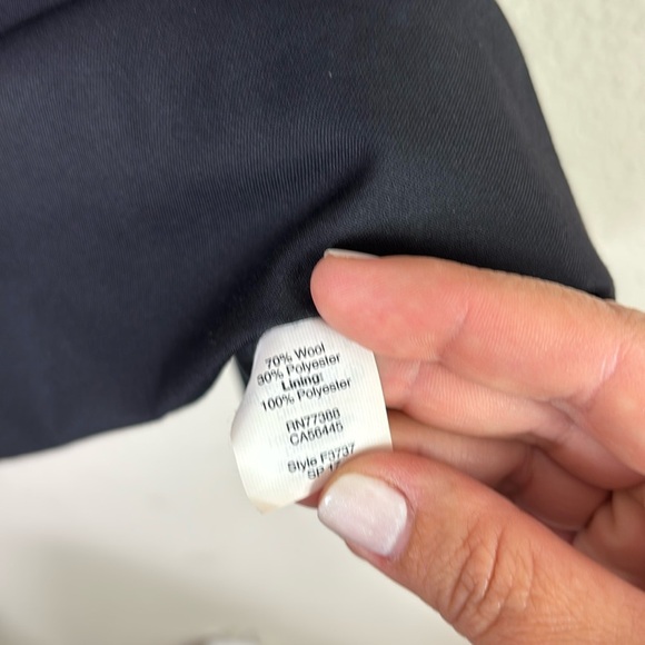 J. Crew Wool Blend Sleeveless Sheath Black Career Dress Size 6 - Picture 7 of 11